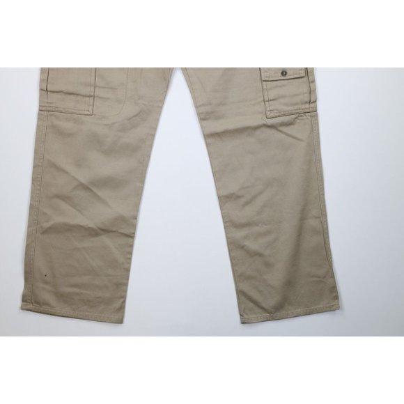 NOS Vtg 90s Marithe Francois Girbaud Mens 44x34 Baggy Relaxed Biker Cargo Pants - Picture 4 of 11